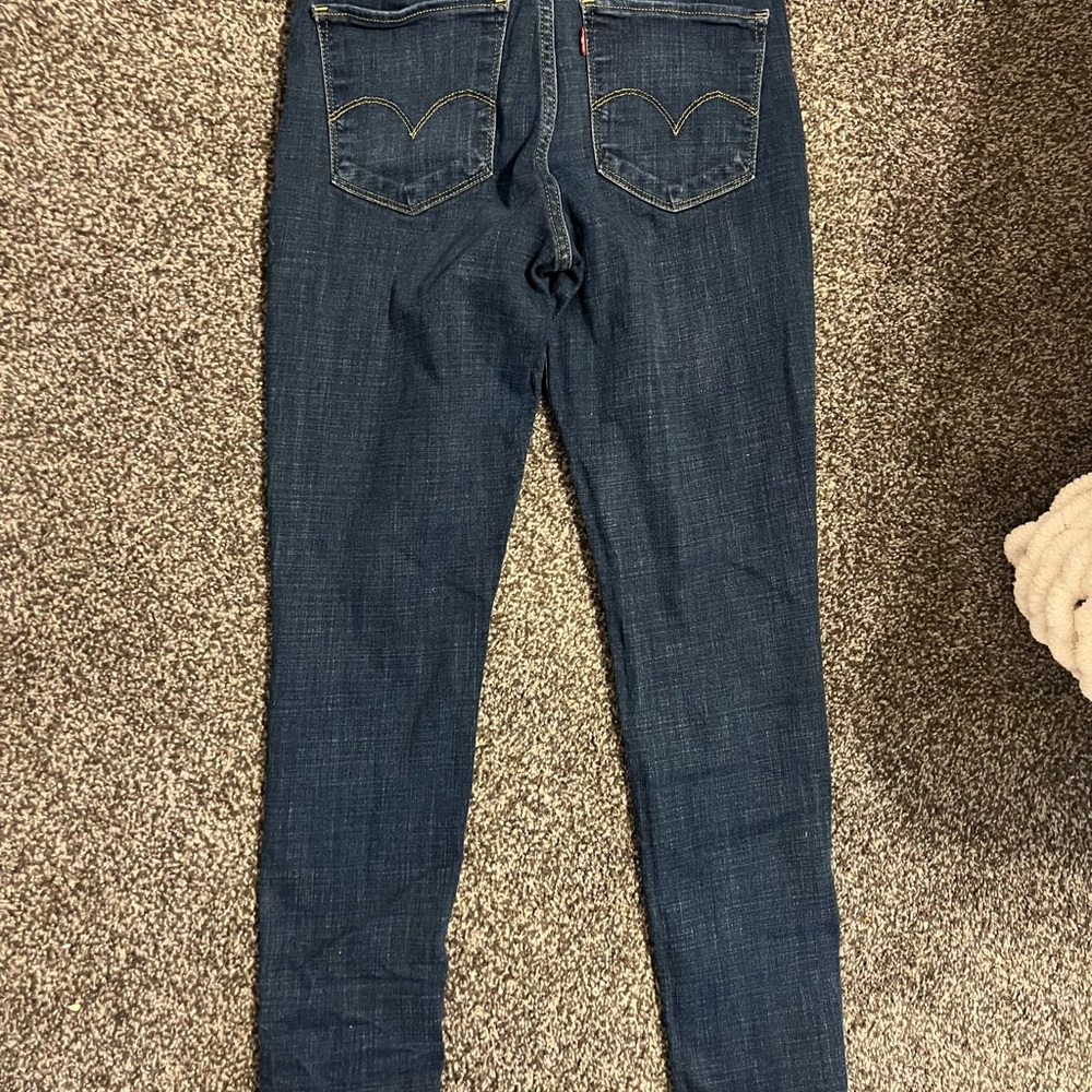 Levi's Women's Blue Jeans 721 High Rise Skinny